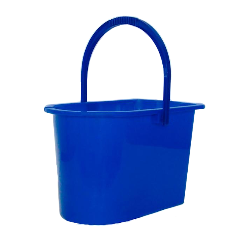 Відро ПОЛІМЕРДЕТАЛЬ (ВО-14), пластикове, прямокутне, для прибирання, 14 л